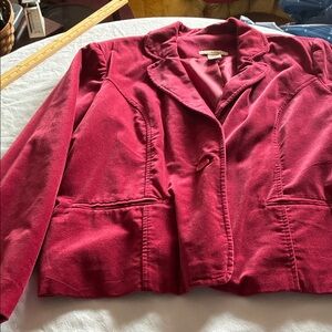 Notations Deep Red Blazer